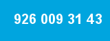926 009 31 43 926 009 31 43